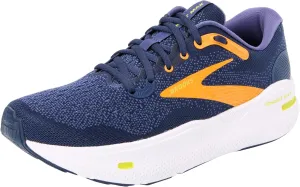 BROOKS Men's Ghost Max Sneaker, Red Orange Black Surf The Web