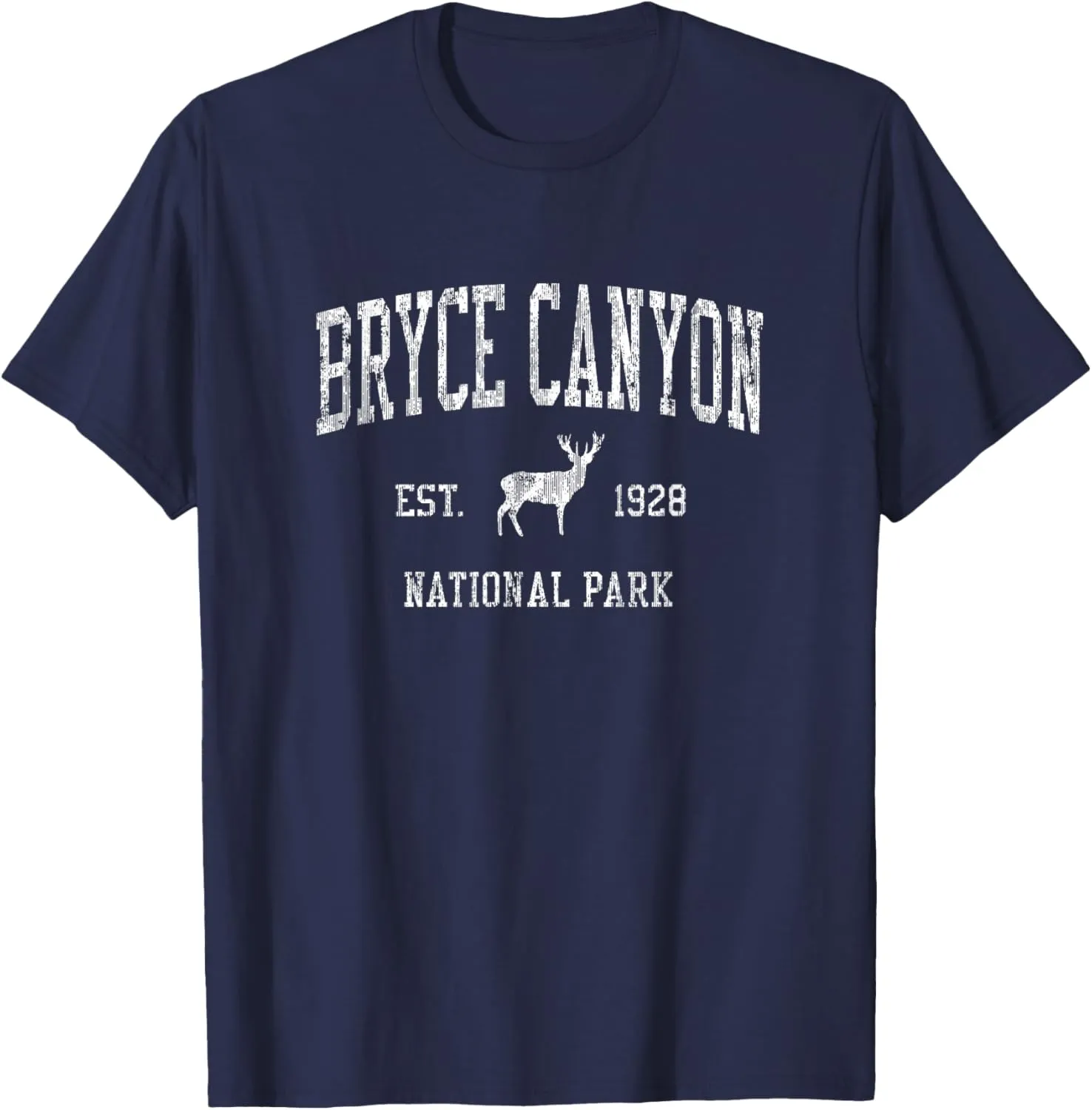 Bryce Canyon T-Shirt Vintage National Park Sports Design Tee T-Shirt