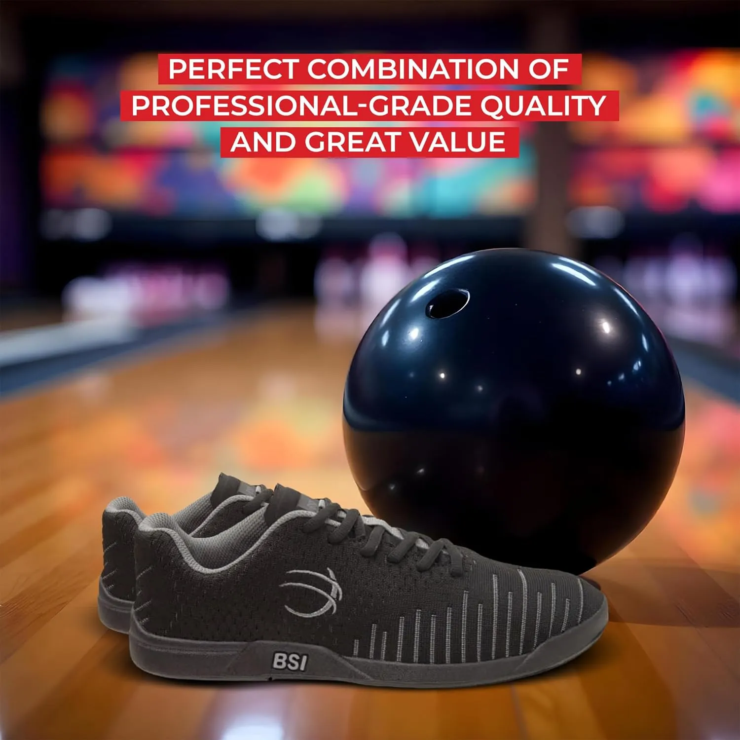 BSI Men’s Sport Glide Shoes - Lightweight Shoes with Cushioned Support for Men