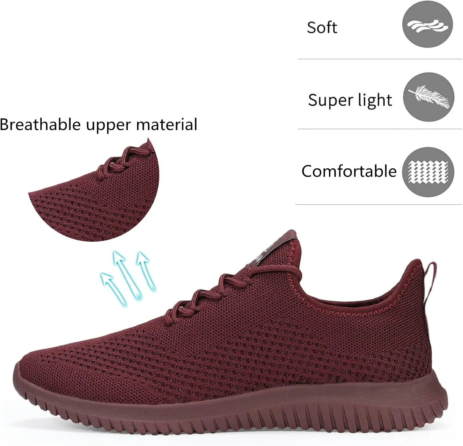 BXYJDJ Men's Running Shoes Walking Trainers Sneaker Athletic Gym Fitness Sport Shoes Lightweight Casual Working Jogging Outdoor Shoe
