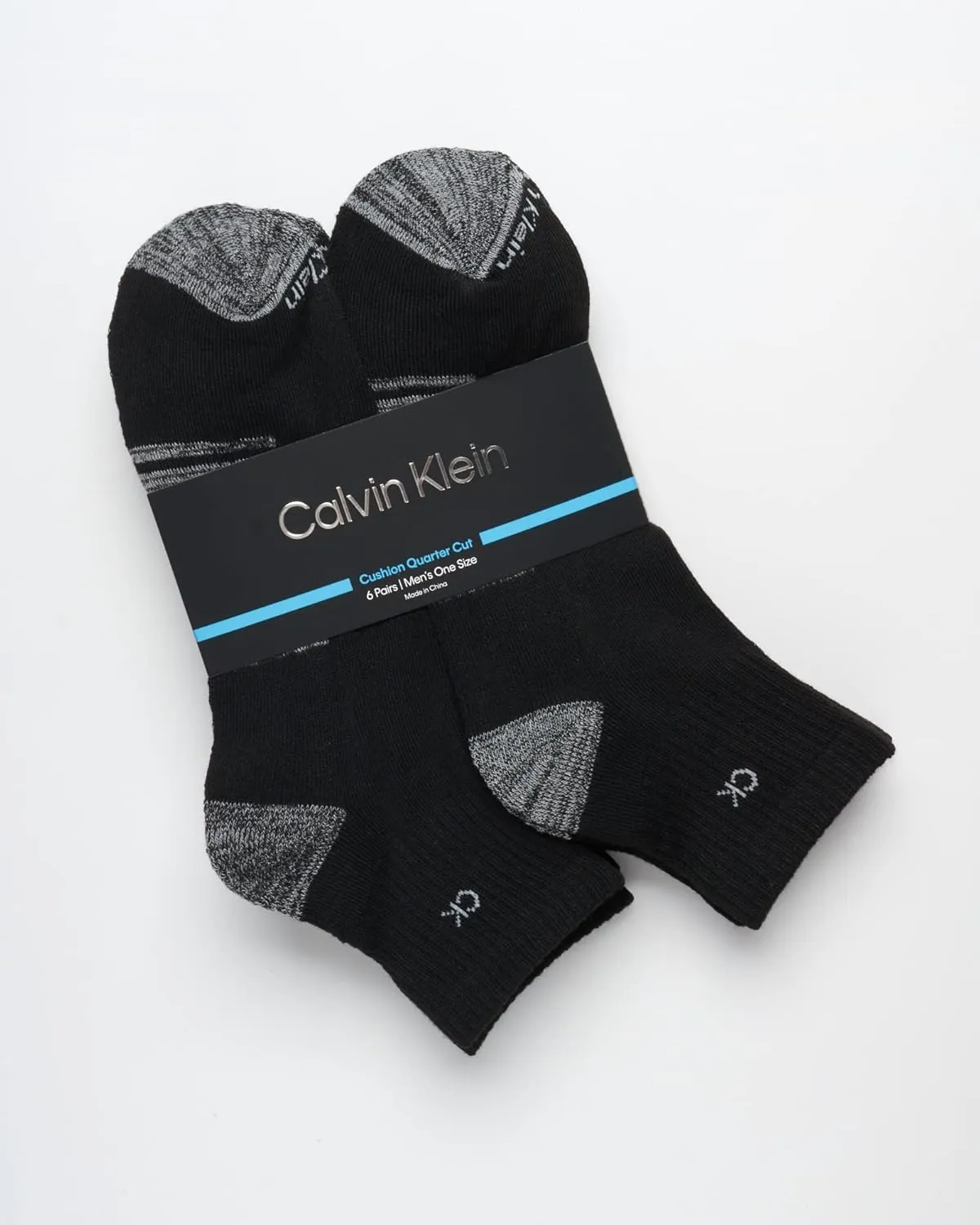 Calvin Klein Men's Socks - Cushioned Above Ankle Athletic Mini-Crew Socks (6 Pack)