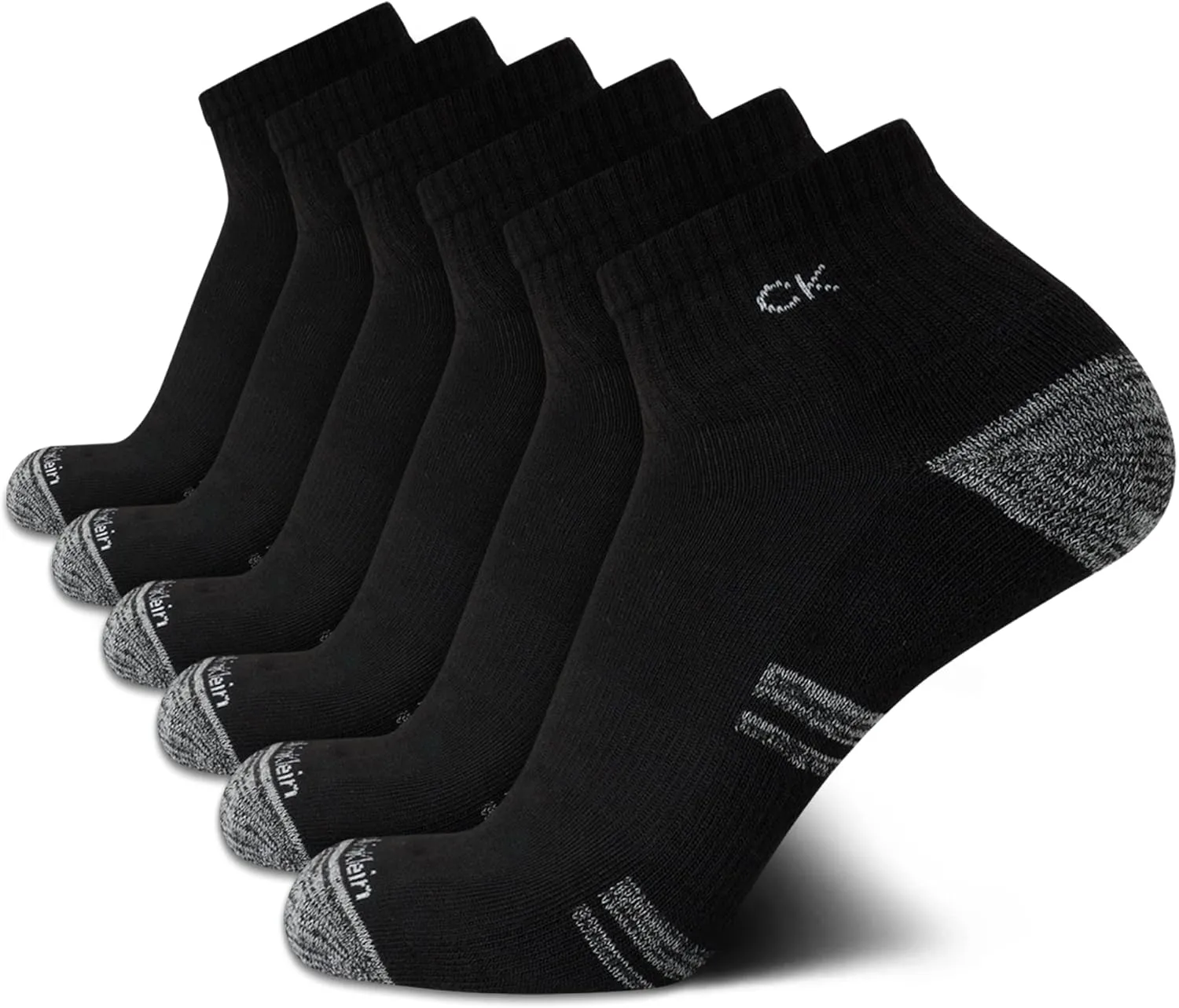 Calvin Klein Men's Socks - Cushioned Above Ankle Athletic Mini-Crew Socks (6 Pack)