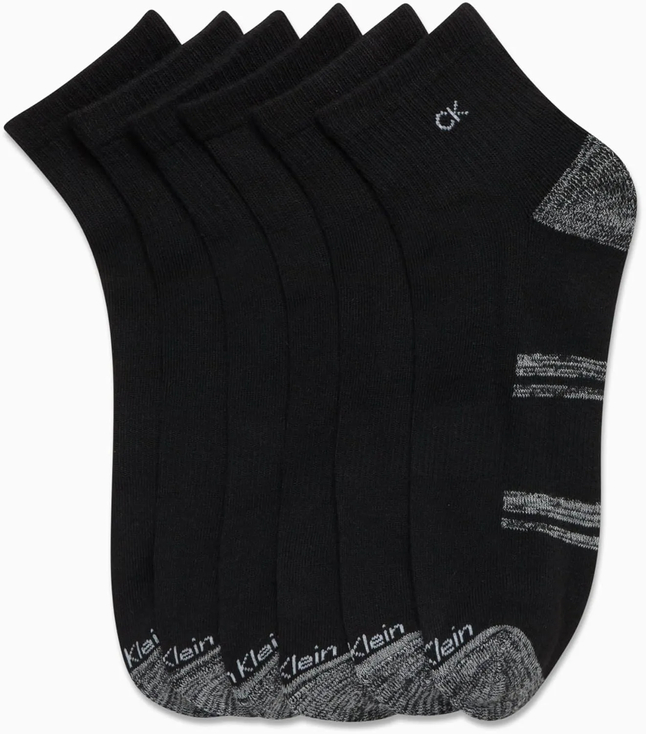 Calvin Klein Men's Socks - Cushioned Above Ankle Athletic Mini-Crew Socks (6 Pack)