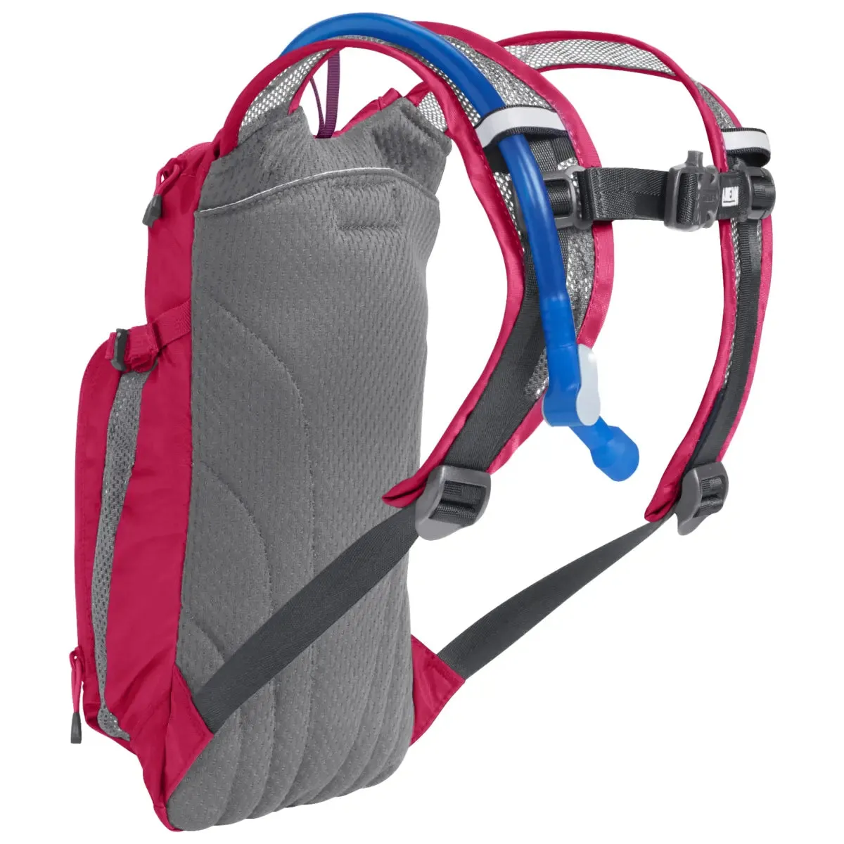 Camelbak Mini MULE 1.5L Kids Sports Hydration Pack - Hot Pink / Purple Stripe