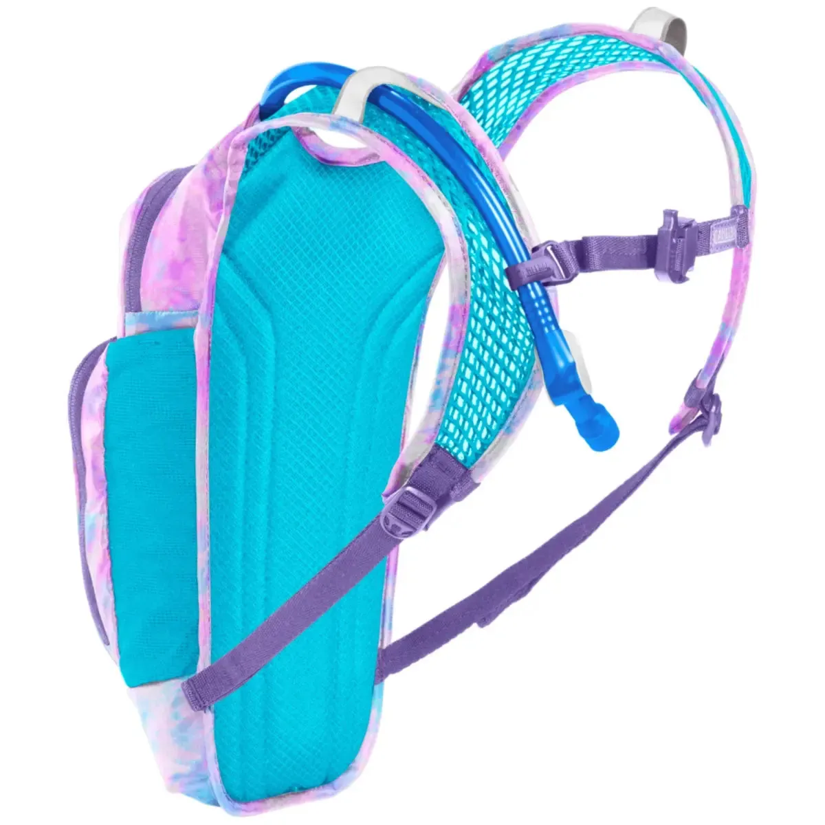 Camelbak Mini MULE 1.5L Kids Sports Hydration Pack - Tie Dye / Pink