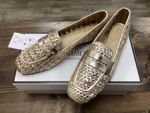 Carmela 162410 Z.PeilOro Gold Woven Leather Loafer