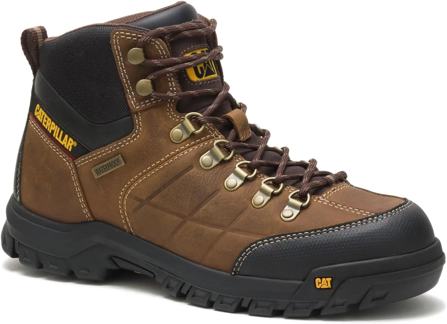 CAT Men's Threshold Waterproof Soft Toe Work Boot