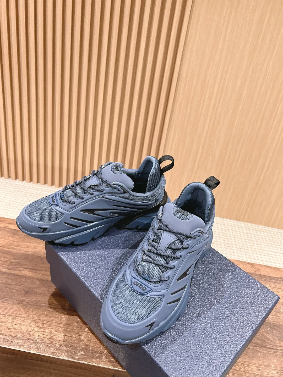 CD B44 Blade Sneaker 30mm Navy Blue Mesh Fabric 101010