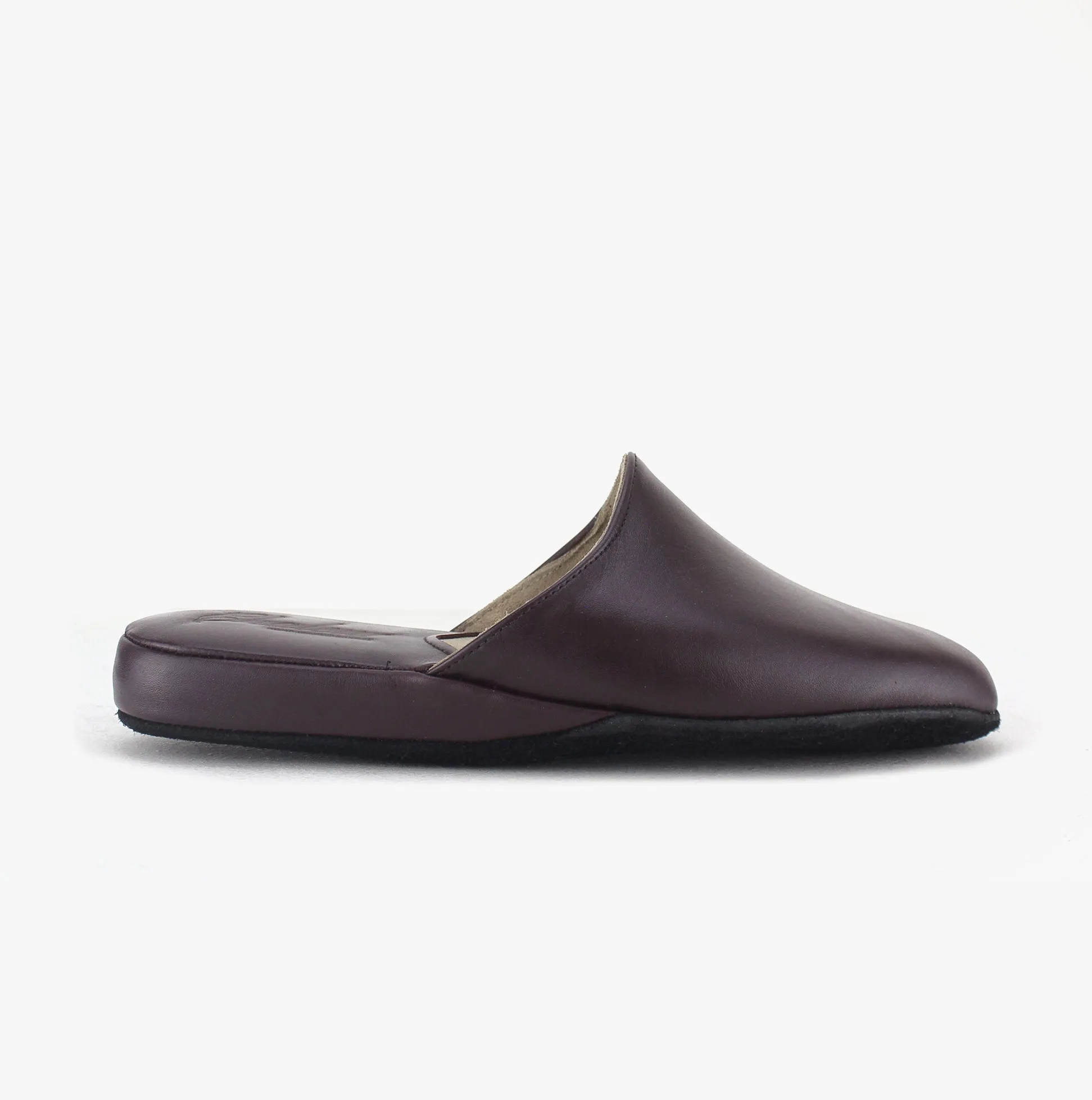 Chaleur LUCA Mens Mule Slippers Bordeaux