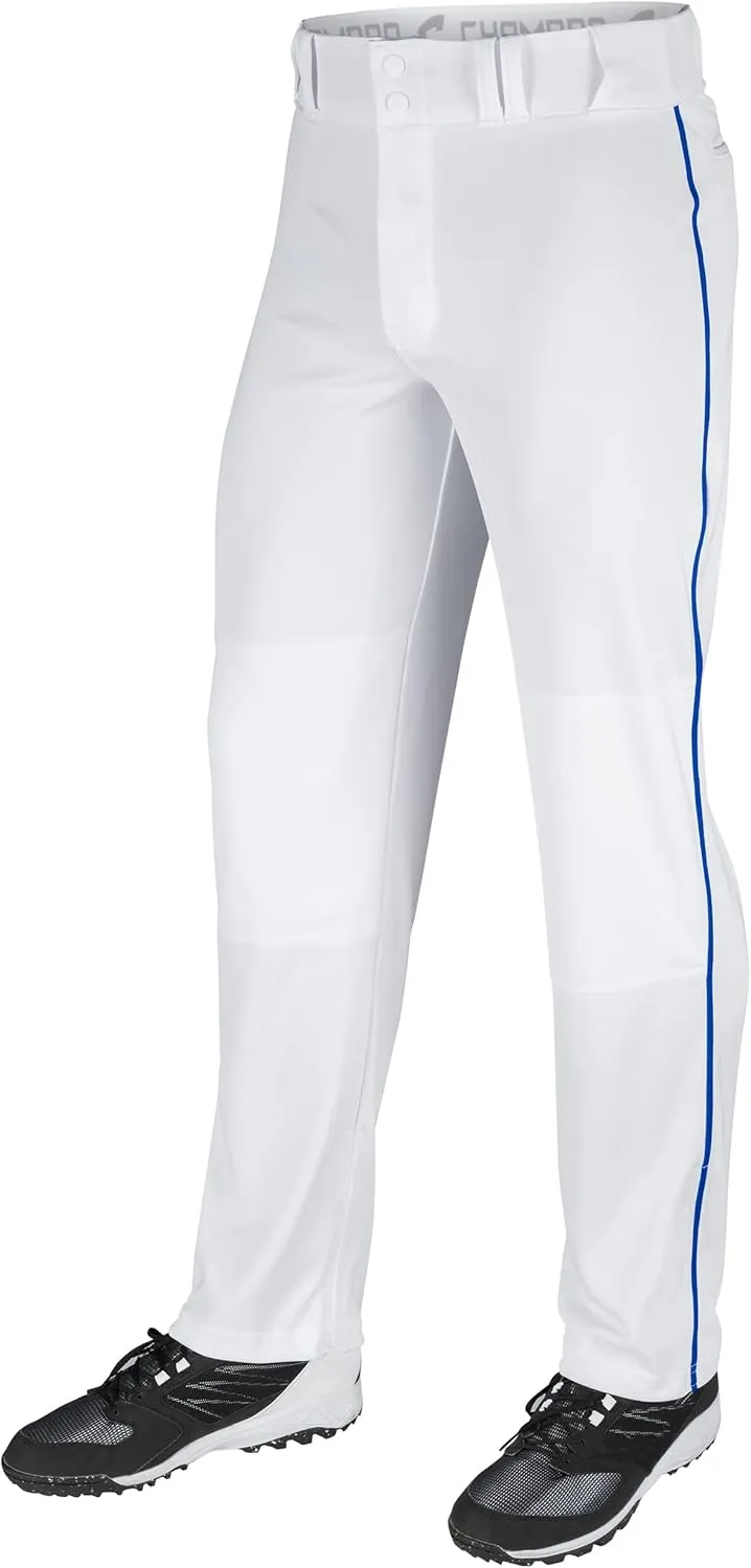 CHAMPRO Men's Triple Crown Open Bottom Piped Adult Baseball Pants