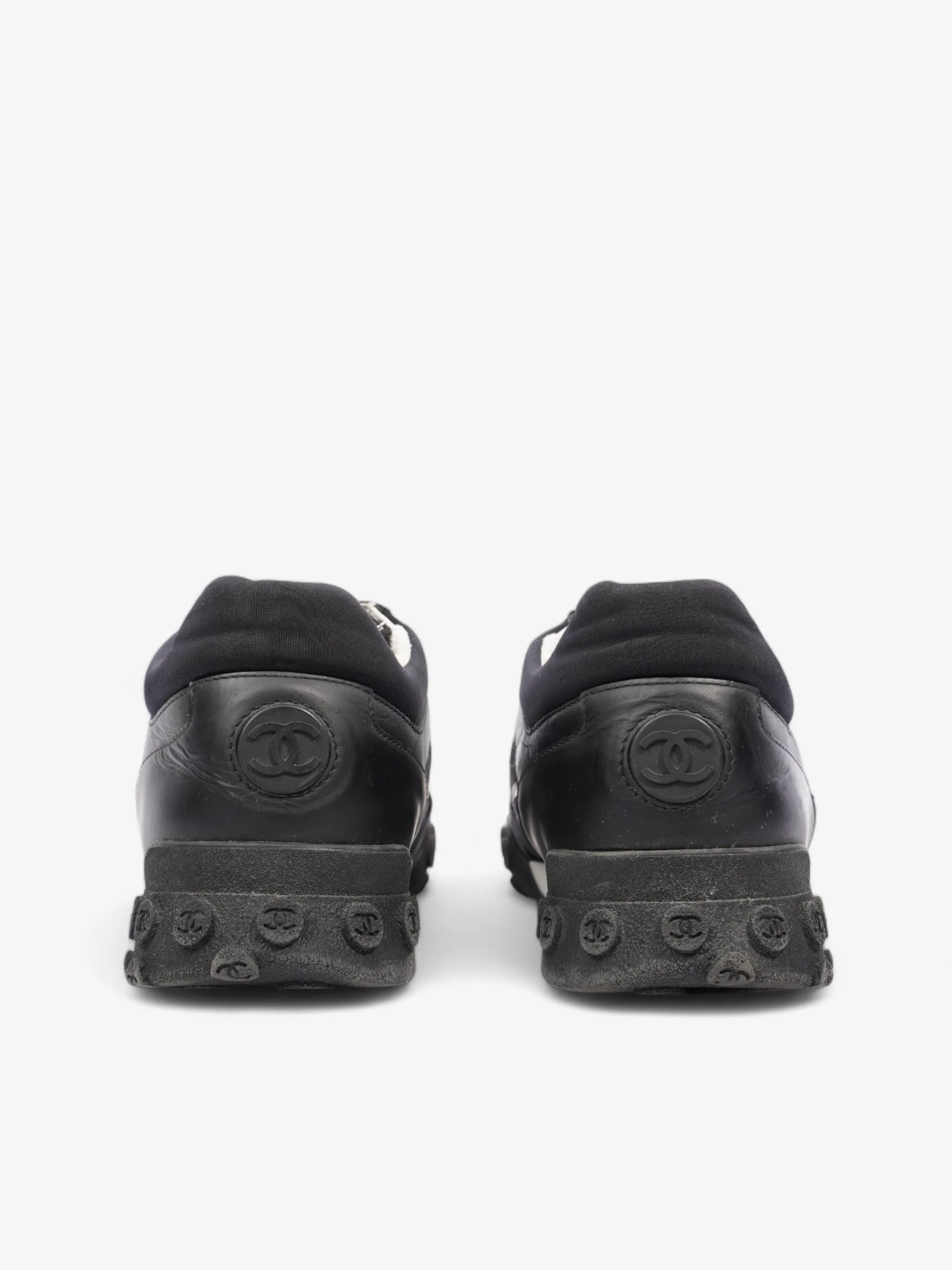 Chanel Low Top Sneaker Black / Navy Mesh EU 43 UK 9