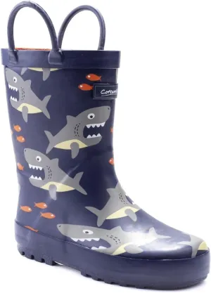 Childrens Puddle Boot/Boys Boots (13-13.5 US Junior) (Shark)