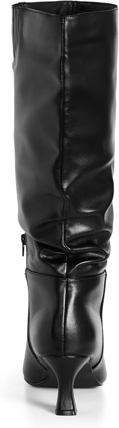 City Chic Wide FIT Lisa Black Boot Fashion