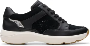Clarks Women's Tivoli Walk Trainers, Black Combi, 6.5 Women