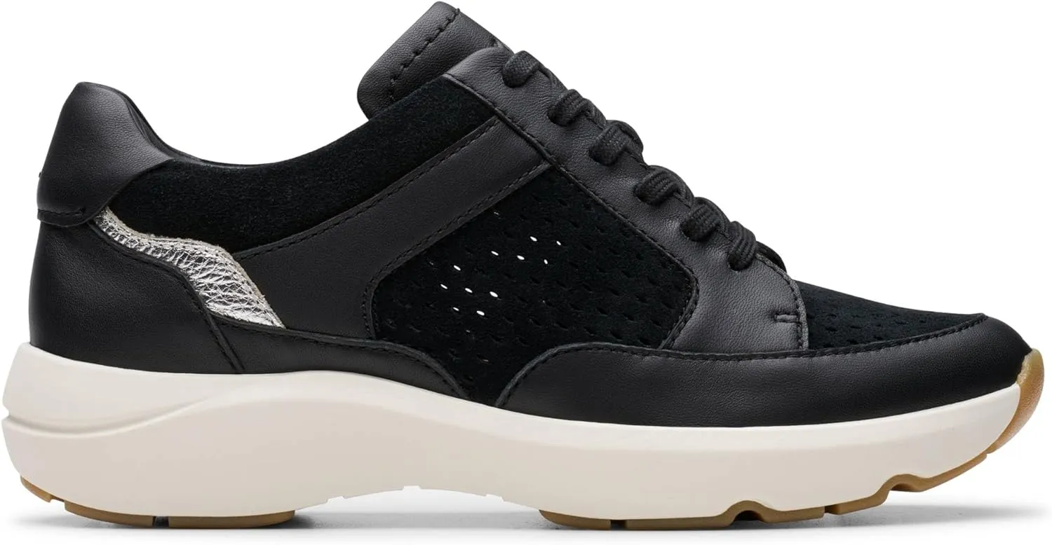 Clarks Women's Tivoli Walk Trainers, Black Combi, 6.5 Women