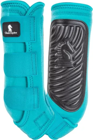 Classic Equine ClassicFit Sling Boots, Hind (Aqua, Large)