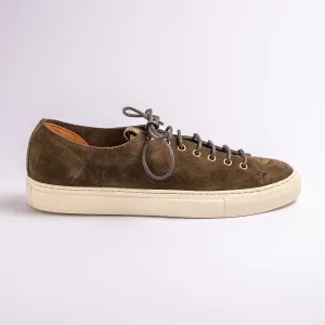 Classic Tanino Suede Sneaker Militare