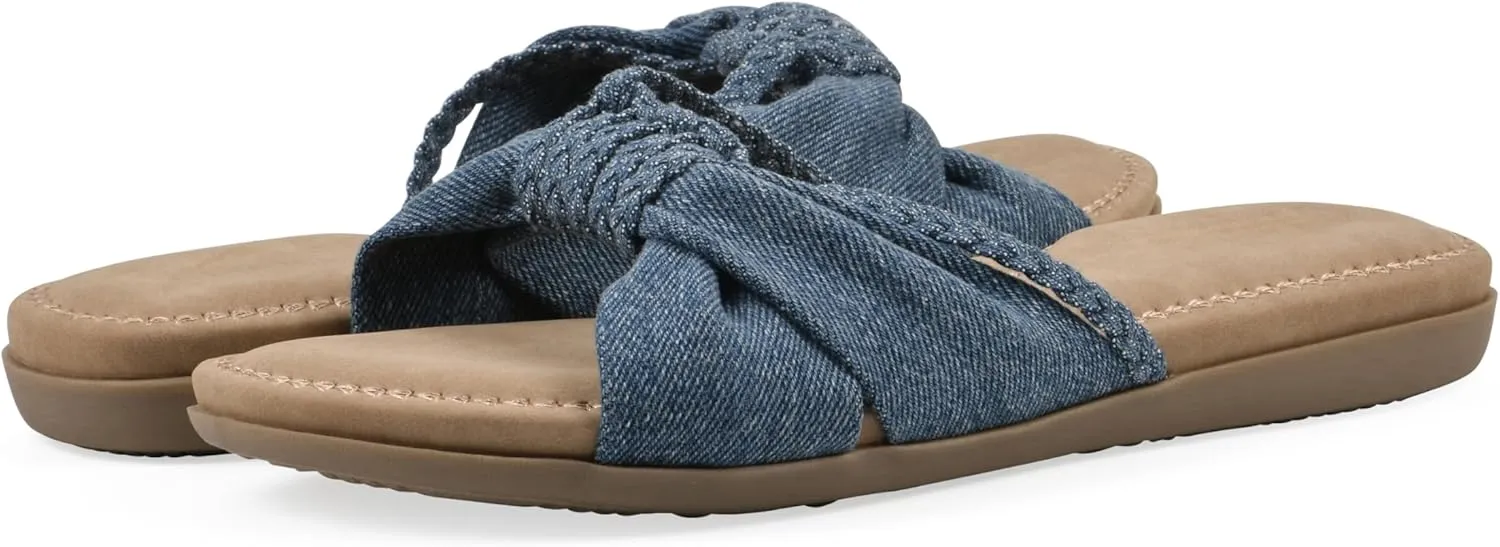 CLIFFS BY WHITE MOUNTAIN Women's Fasha Braided Slide Sandal