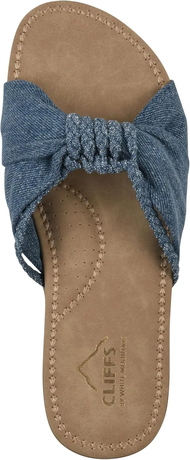 CLIFFS BY WHITE MOUNTAIN Women's Fasha Braided Slide Sandal
