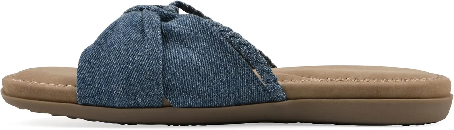 CLIFFS BY WHITE MOUNTAIN Women's Fasha Braided Slide Sandal