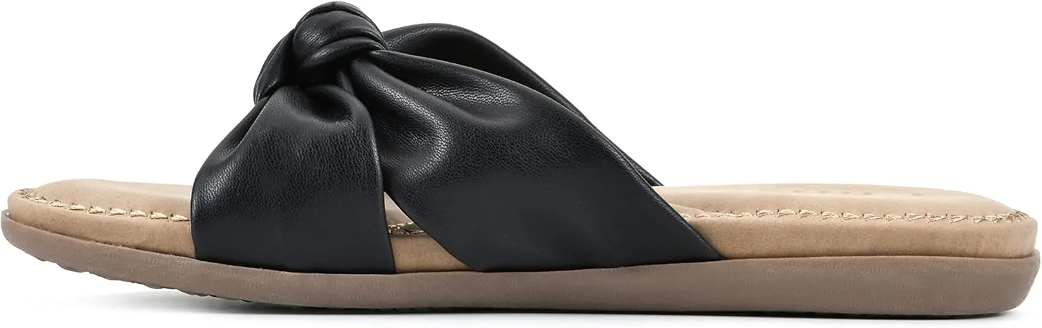 CLIFFS BY WHITE MOUNTAIN Women's Favorite Knotted Slide Sandal