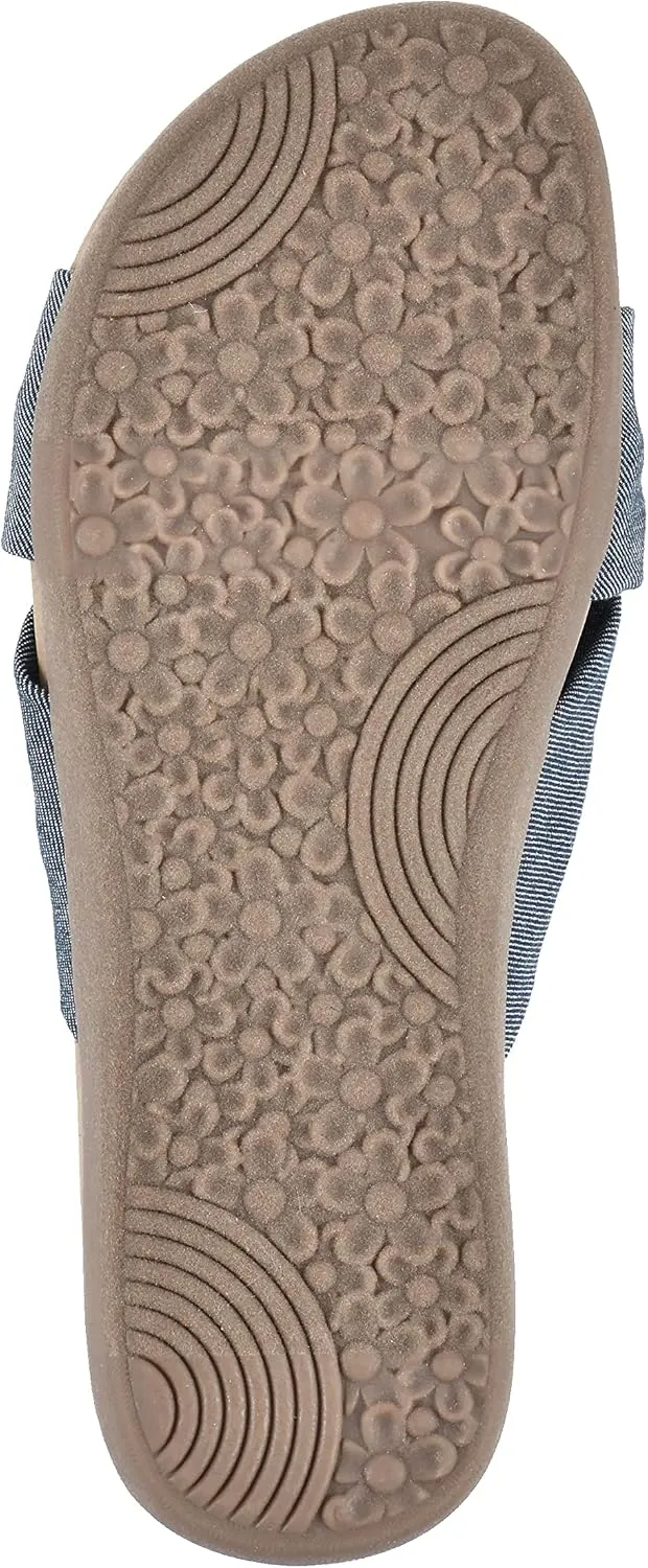 CLIFFS BY WHITE MOUNTAIN Women's Favorite Knotted Slide Sandal