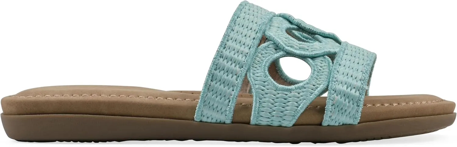 CLIFFS BY WHITE MOUNTAIN Women's Fraly Cut-Out Slide Sandal
