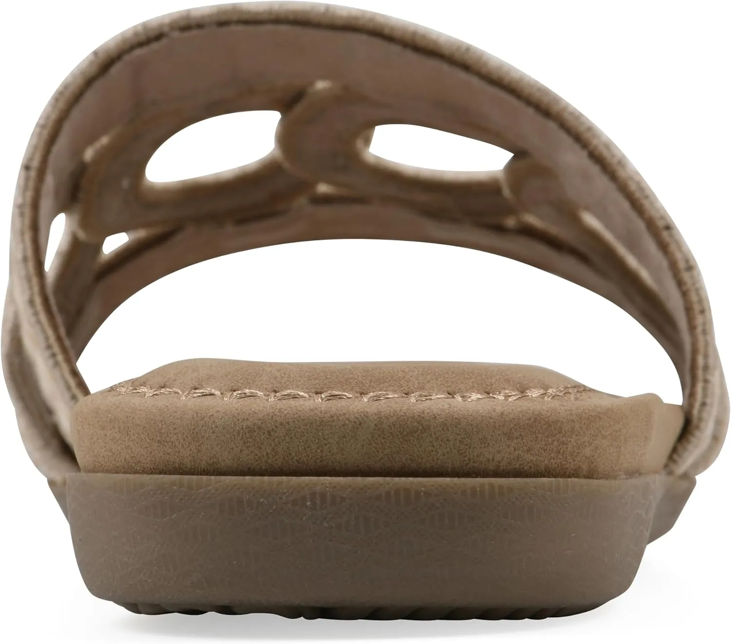 CLIFFS BY WHITE MOUNTAIN Women's Fraly Cut-Out Slide Sandal