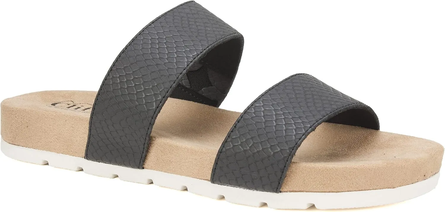 CLIFFS BY WHITE MOUNTAIN Women's Tahlie Slide Sandal