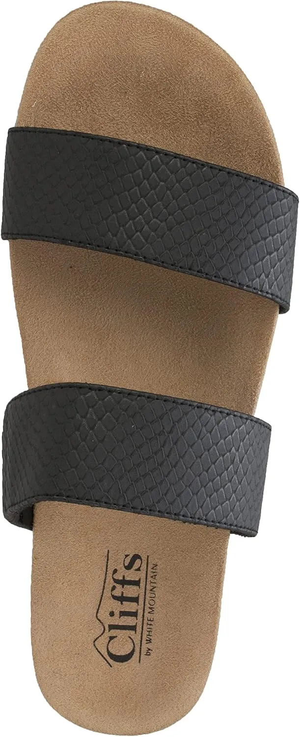 CLIFFS BY WHITE MOUNTAIN Women's Tahlie Slide Sandal