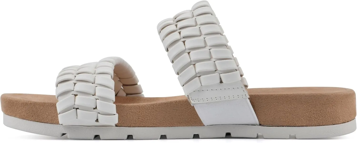 CLIFFS BY WHITE MOUNTAIN Women's Thankful Slide Sandal