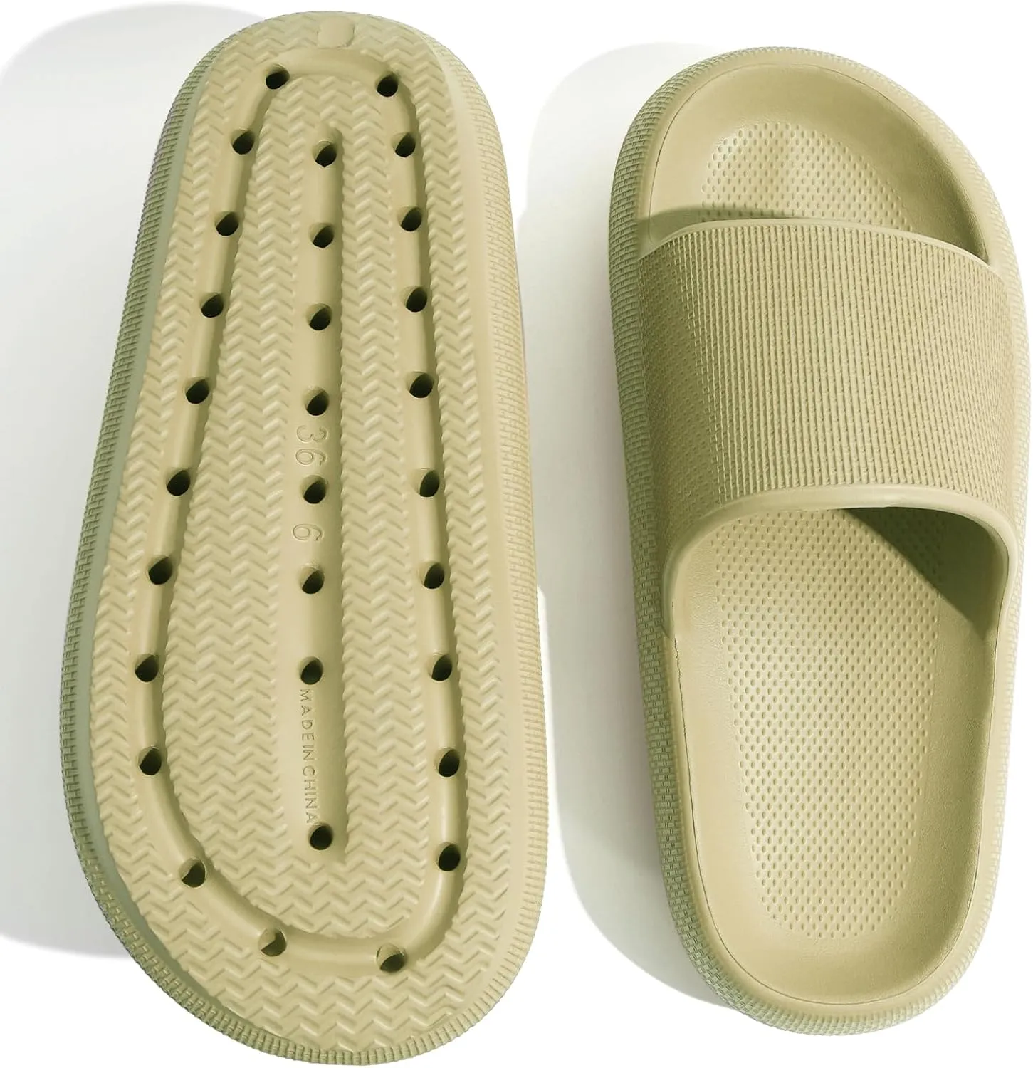 Cloud Slides for Women Pillow Slides Shower Shoes Cloud Recovery Slide Sandals Cushion Thick Sole Pillow Slippers Comfort Indoor and Outdoor Slide