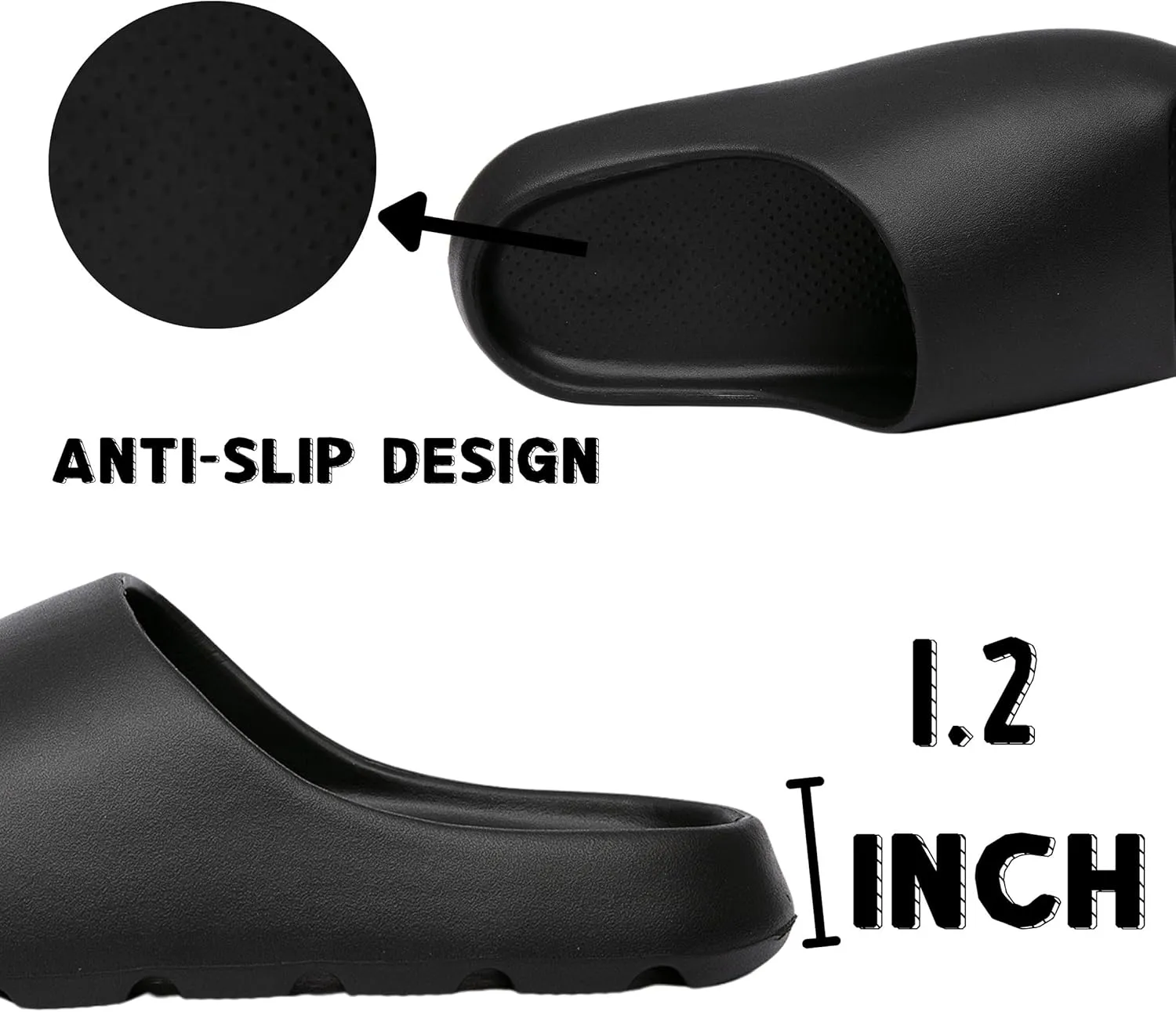 Cloud Slippers for Women and Men Soft Ultra Cushion Pillow Slide Sandals Summer Beach Shoes with Thick Sole