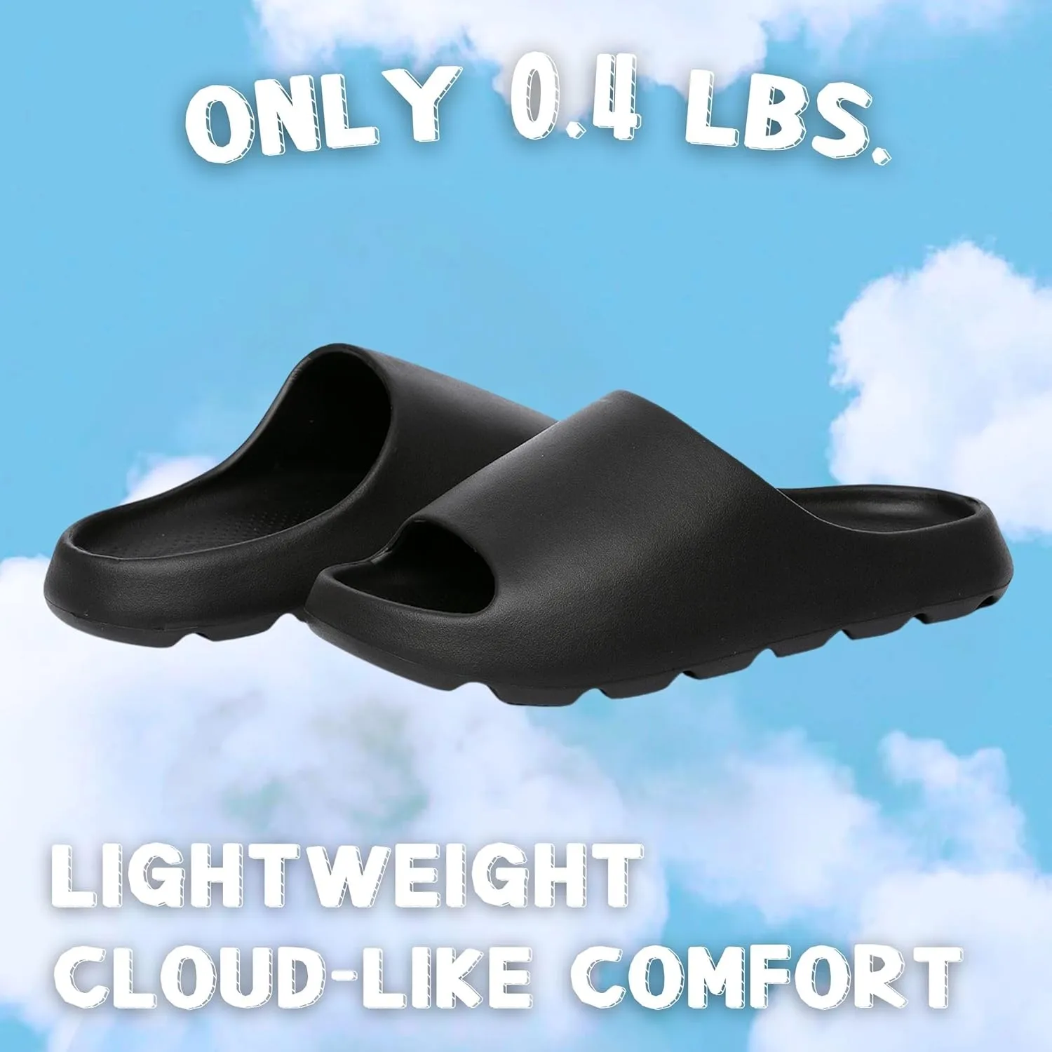 Cloud Slippers for Women and Men Soft Ultra Cushion Pillow Slide Sandals Summer Beach Shoes with Thick Sole