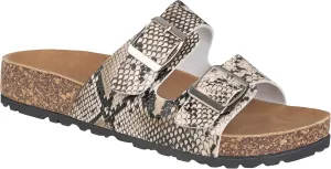 CLOVERLAY Women's Slide Sandals Casual Cork Footbed Platform Sandals Open Toe Slides
