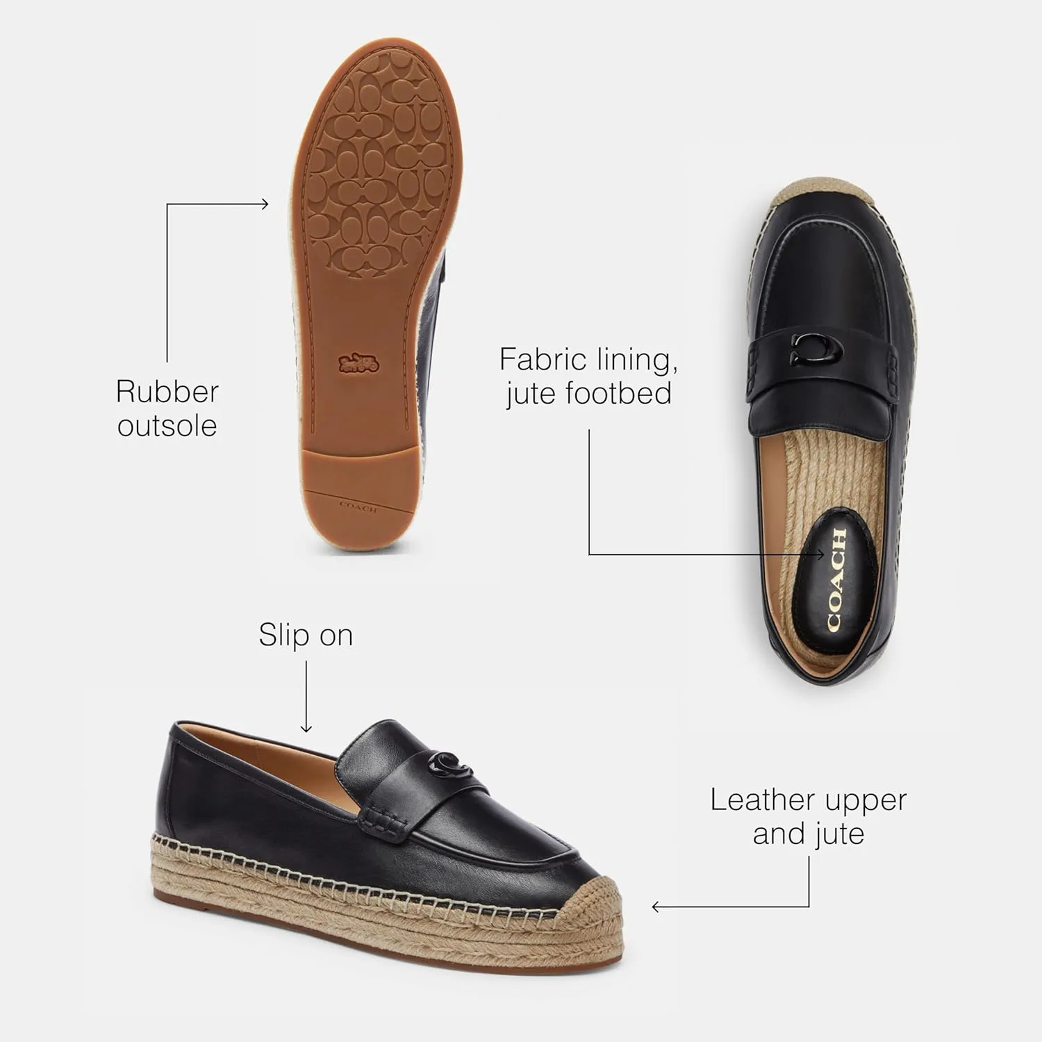 Coach Women's Camilla Espadrille Loafer