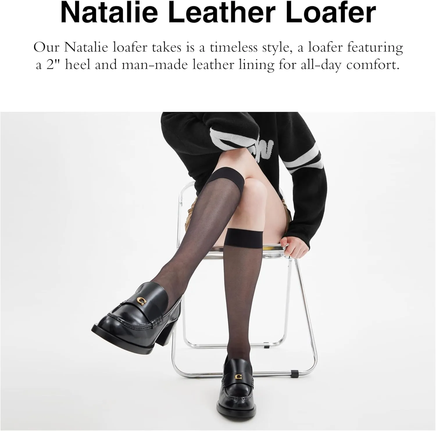 Coach Women's Natalie Leather Loafer