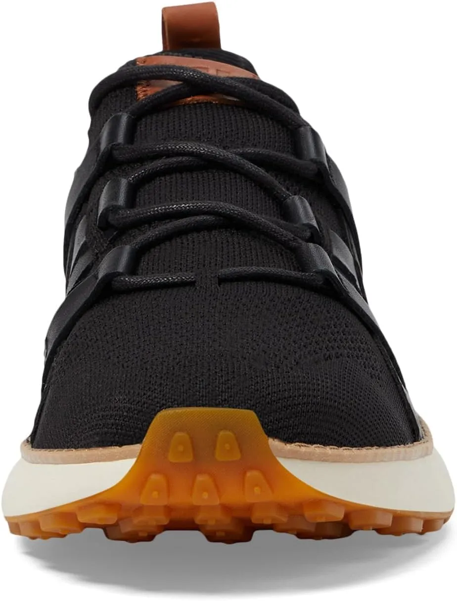 Cole Haan Men's Grand Motion Woven Stitch 2, Black/British Tan/Ivory, 10.5-M US
