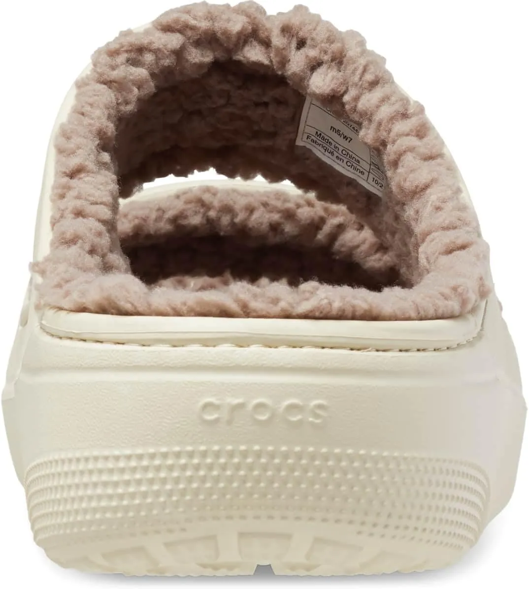 Crocs Unisex-Adult Classic Cozzzy Platform Sandals | Fuzzy Slippers Slide
