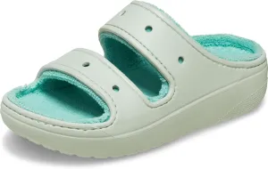 Crocs Unisex-Adult Classic Cozzzy Towel Sandals | Fuzzy Slippers Slide