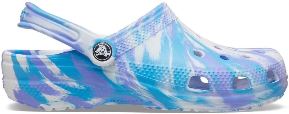 Crocs Unisex Classic Marbled Tie-Dye Clog