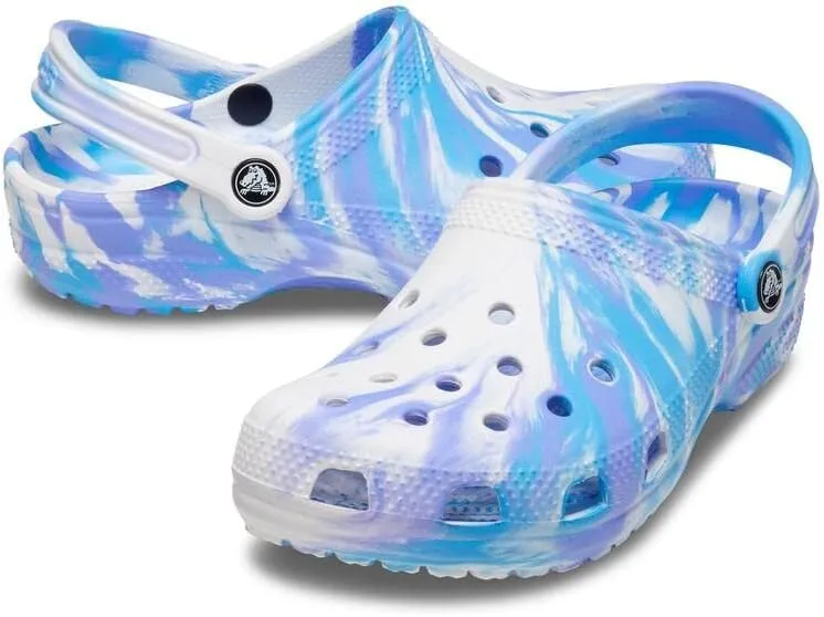 Crocs Unisex Classic Marbled Tie-Dye Clog