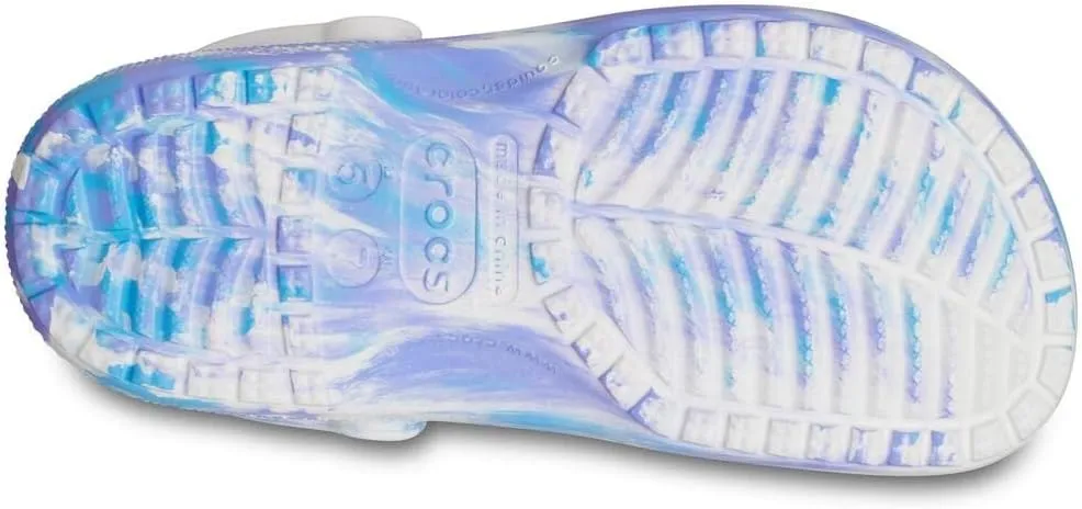 Crocs Unisex Classic Marbled Tie-Dye Clog