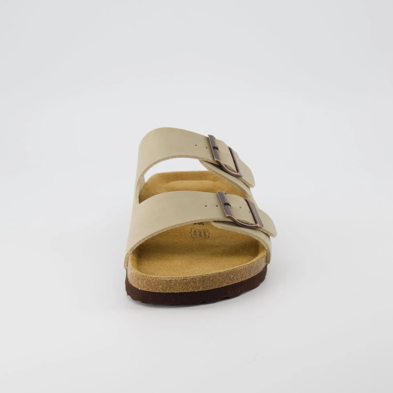 CUSHIONAIRE Men's Lane Cork Footbed Sandal with  Comfort, Arch Support, Adjustable Straps - Comfortable Slide Sandals for Walking, Casual Summer Footwear