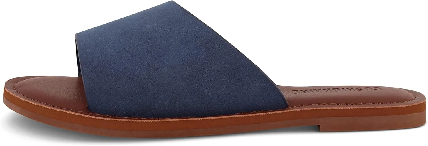 CUSHIONAIRE Women's Carly slide Sandal with Memory Foam