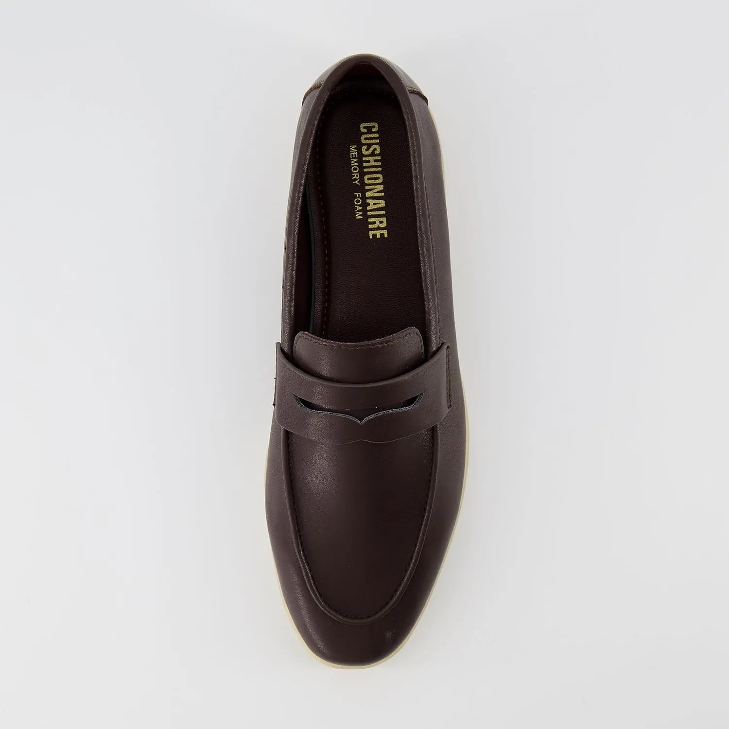 CUSHIONAIRE Women's Jetset Slip on Loafer  Memory Foam, Wide Widths Available
