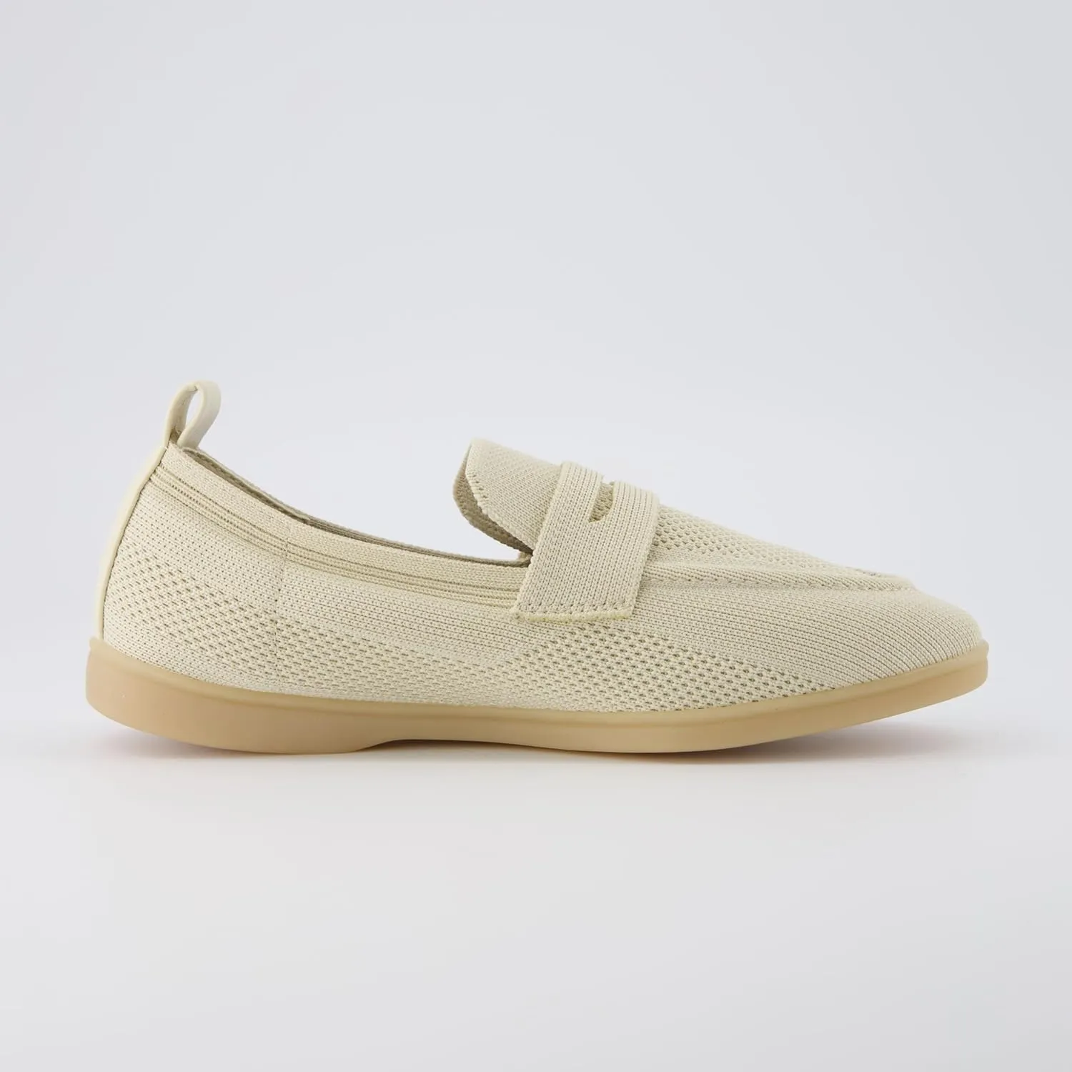 CUSHIONAIRE Women's Jupiter Knit Loafer with  Memory Foam and Wide Widths Available