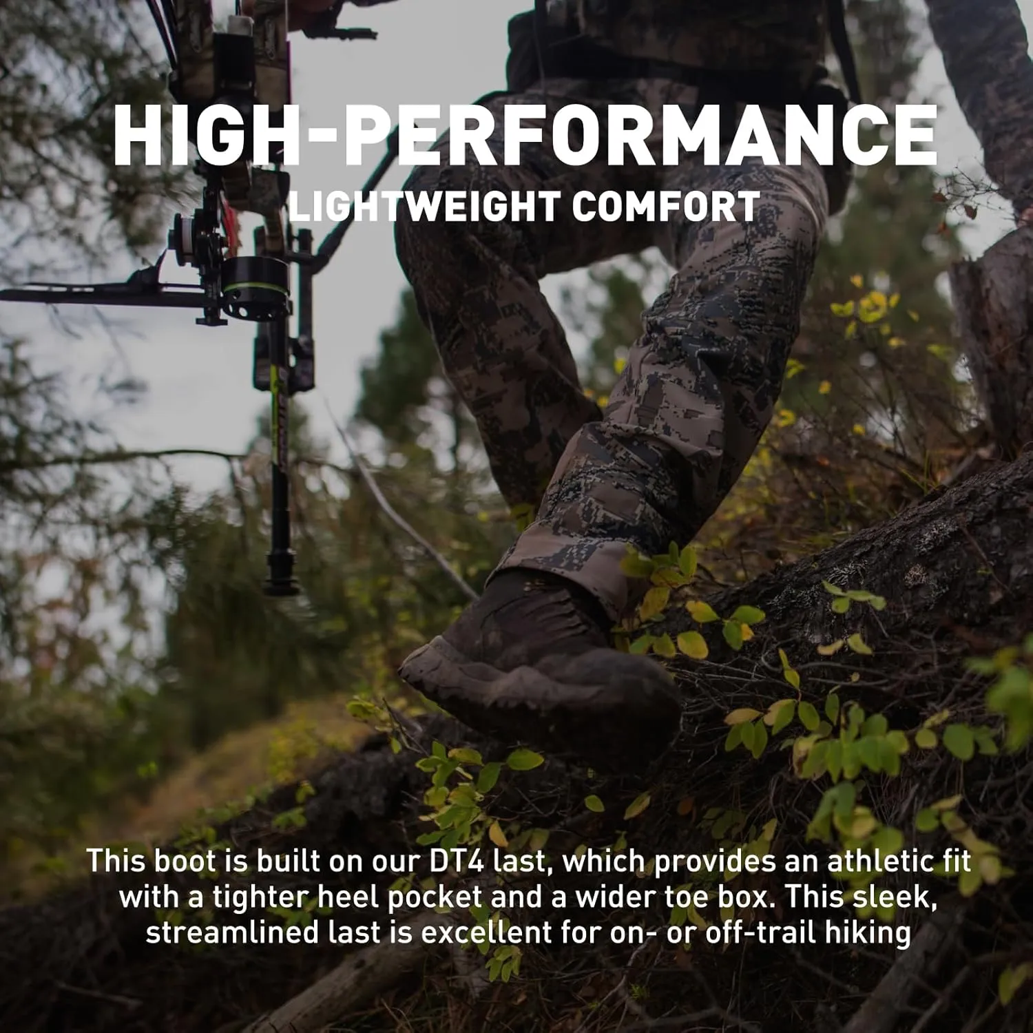 Danner Vital 8” Waterproof Hunting Boots for Men - Abrasion-Resistant Leather & Textile Upper, Shock-Absorbing Footbed & Non Slip Traction Outsole