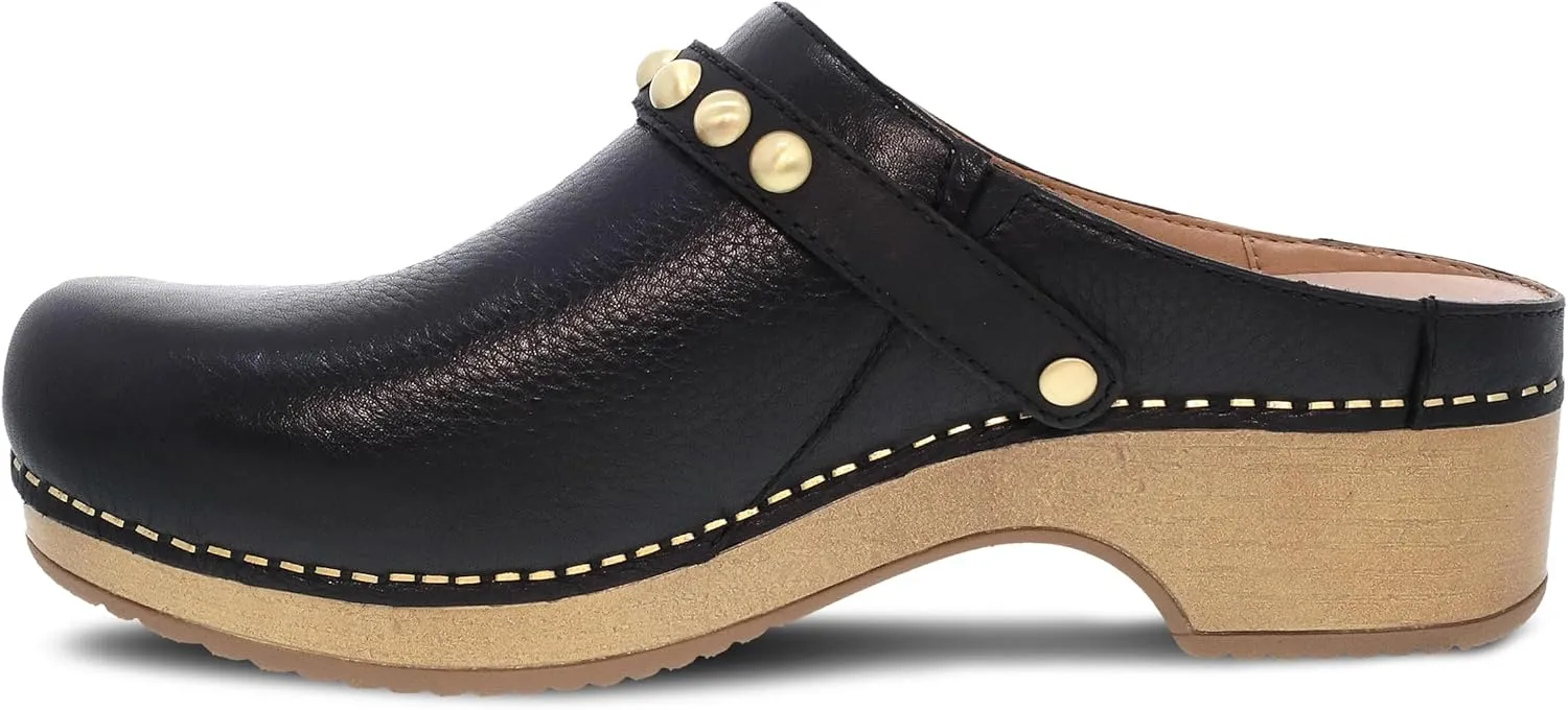 Dansko Britton Slip-On Mule Clogs for Women – Memory Foam and Arch Support for All -Day Comfort and Support – Lightweight EVA Outsole for Long-Lasting Wear