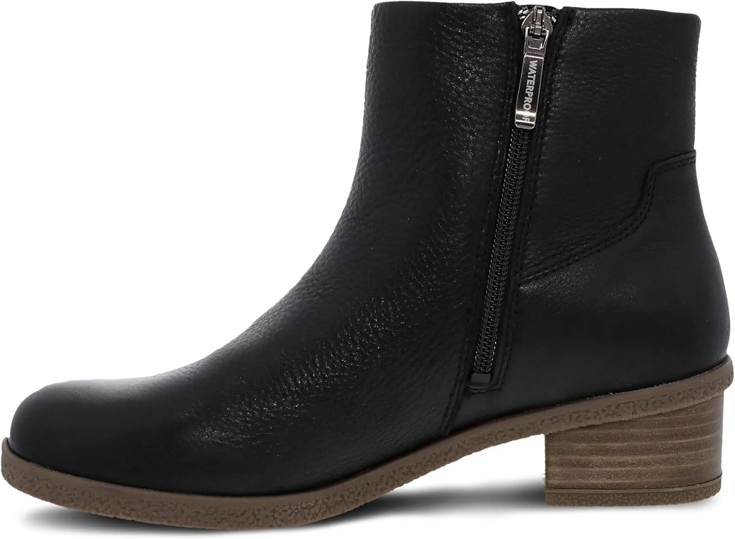 Dansko Daisie Chelsea Boot for Women - Waterproof Leather and Construction with Rubber Outsole and Leather Stacked Heel for Long-Lasting Style in Any Weather